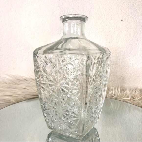 Art Deco Crystal Decanter Vase - Picture 2 of 3